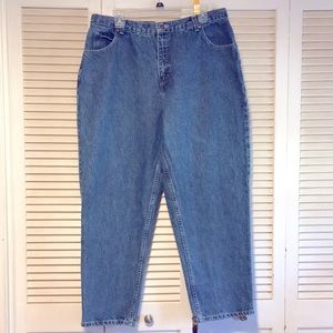 Lands’ End Denim Blue Jeans Women’s 18 Petite